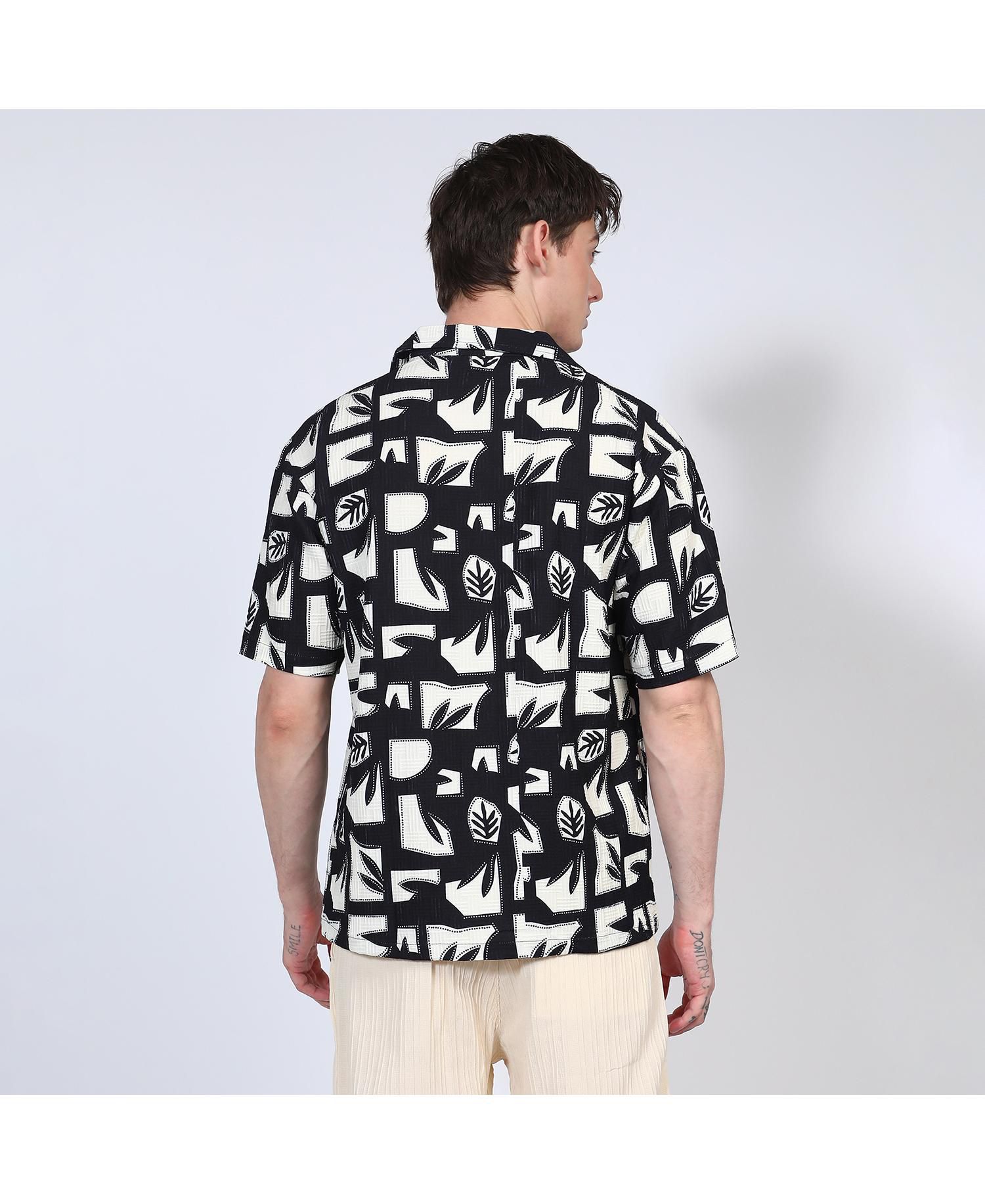 Men's Pleat-Creased Shirt