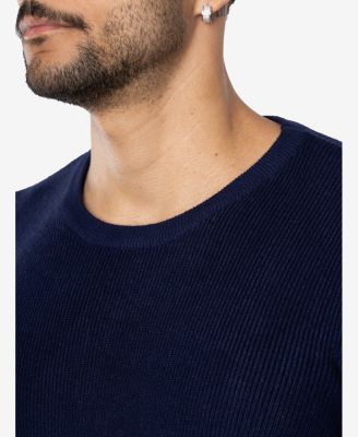 Men's Ribbed Crew Neck Sweater