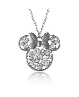Diamond minnie mouse necklace discount