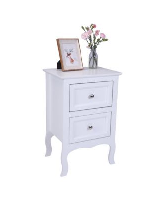 2pcs Country Style Two-Tier Night Tables Large Size