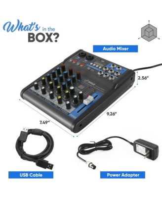 4-Channel Bluetooth Pro Audio DJ Sound Mixer