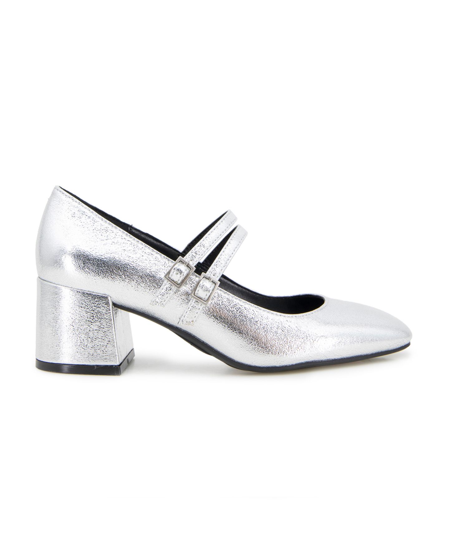 Женские туфли Kenneth Cole Reaction Leeann Mary Jane Pumps, цвет: Серебряный — фото 2