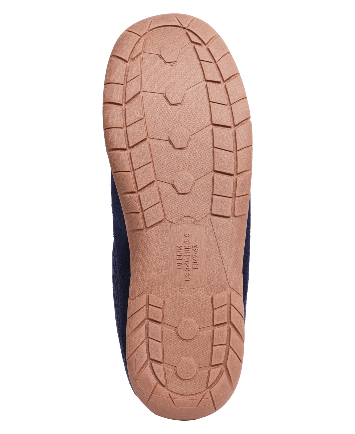 Weatherproof Men's Microsuede Clog with Corduroy Collar Fleece Plaid Liner and Indoor-Outdoor Sole Shoe