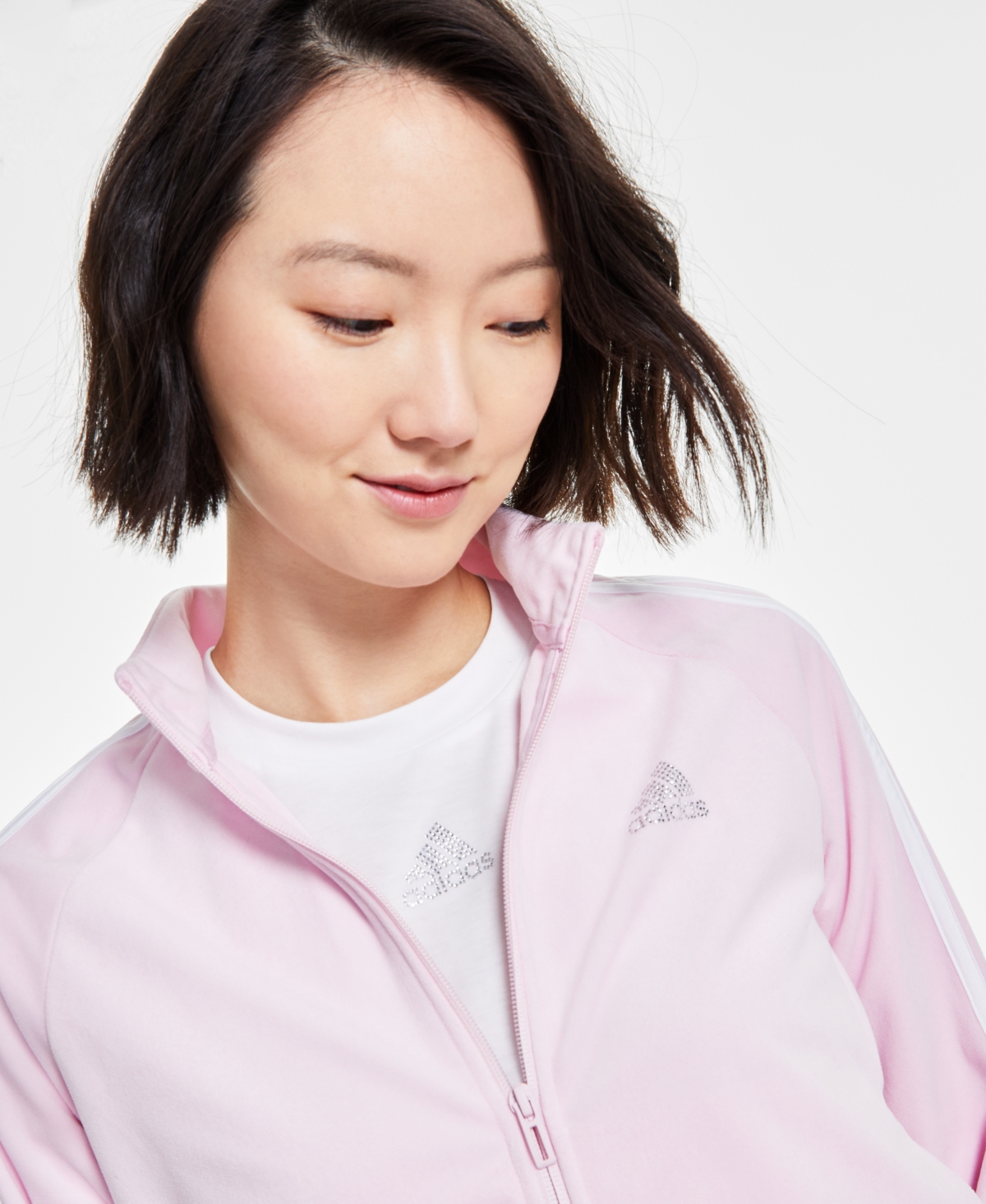 adidas Women's Y2K Velour Glam Jacket