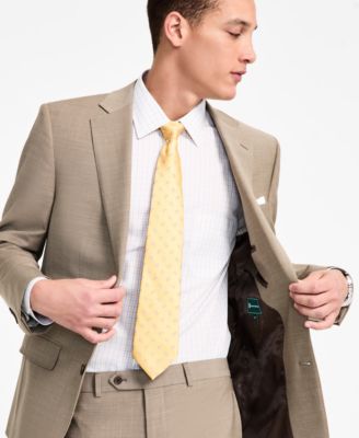 Men's Wool-Blend Stretch Classic-Fit Suit Separates Jacket 