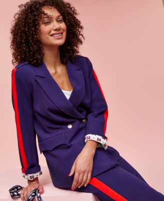 Disney | Macy's Women's Minnie Majorette Double-Breasted Boyfriend Blazer, Created for Macy's