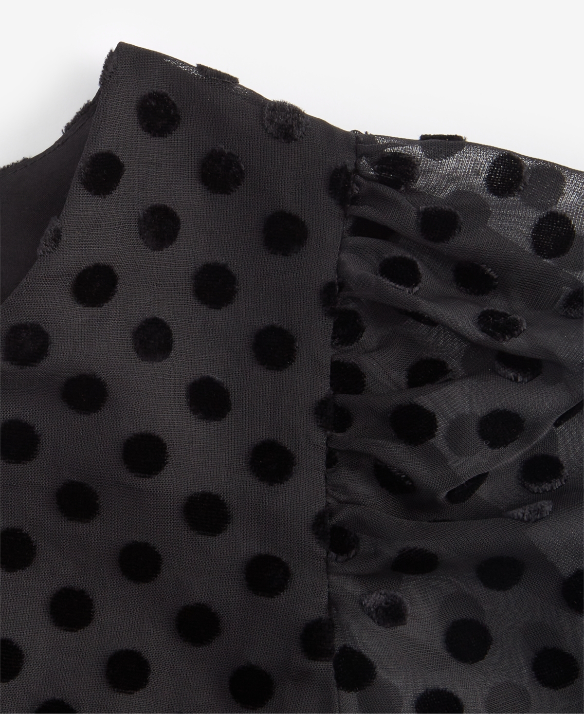 ON 34TH WOMEN'S VELVET BURNOUT-DOT SMOCKED MINI DRESS, EXCLUSIVELY AT MACY'S 