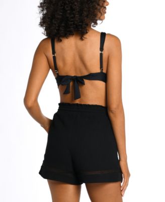 Women's Seaside Cotton Shorts Cover-Up