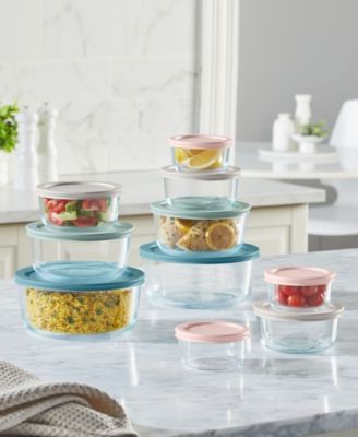 Simply Store 20-Piece Round Glass Storage Set