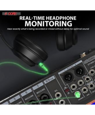 Audio Mixer 16 Channel DJ Controller Professional Sound Board Bluetooth USB MX 16CH