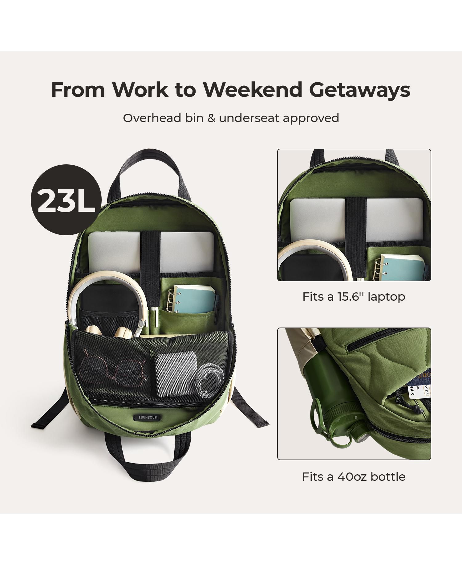Vega 23L Featherlight Work Backpack Moss