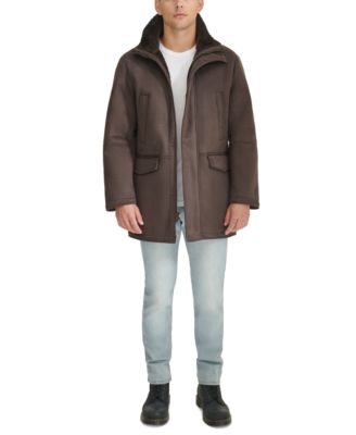 Men's Faux-Shearling Coat