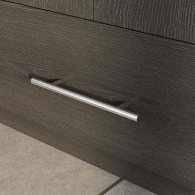 White 2-Door Wardrobe Armoire with 1-Drawers and Hanging Rod