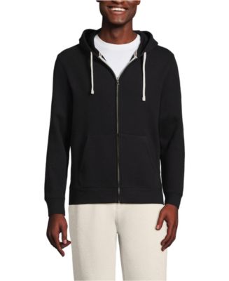 Lands' End Men's Long Sleeve Serious Sweats Full Zip Hoodie - Macy's