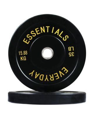 210 Pound Olympic Bumper Strength Training Weight Plate Set