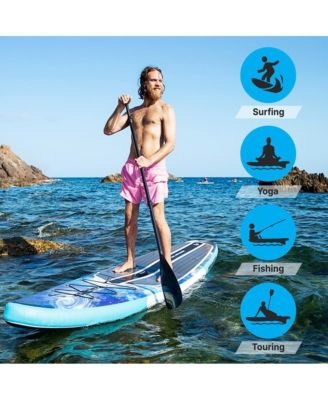 Rising Flow Inflatable Stand-Up Paddle-Board With Accessories, Space Blue Design