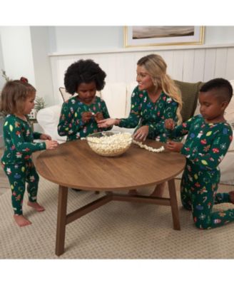 Baby Girls Holiday Family Pajamas Neutral Two Piece Pajamas