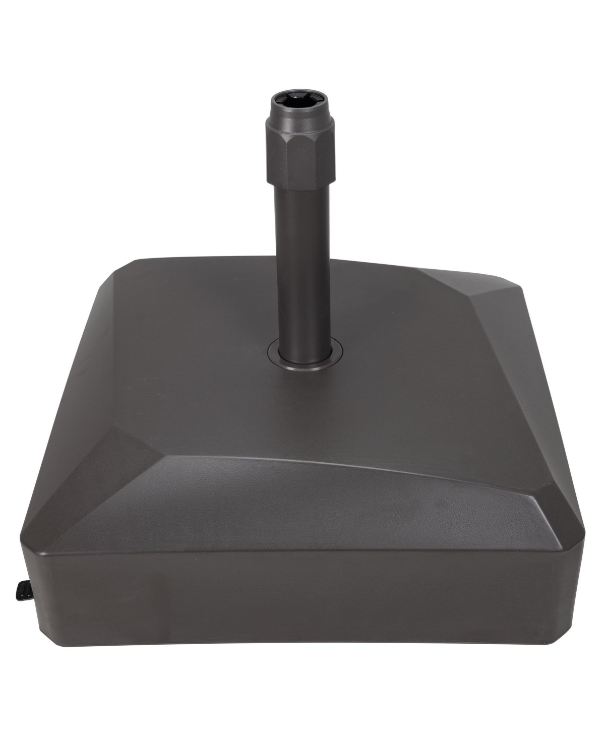 Aoodor Patio Umbrella Base With Wheels, Heavy Duty Fillable Market Umbrella Stand For Patios, Poolside, Garden With 4 Wheels, 2 Locks And Adjustable K