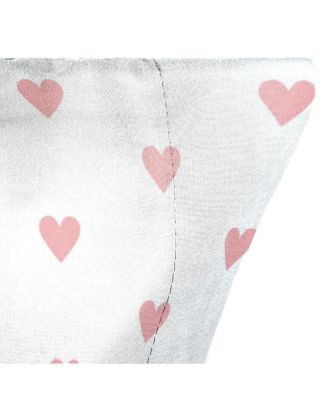 Pink Hearts Organic 2 Pack Cotton Pillowcase, Standard