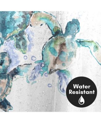 Coastal Shower Curtain Revolving Motion by Suren Nersisyan