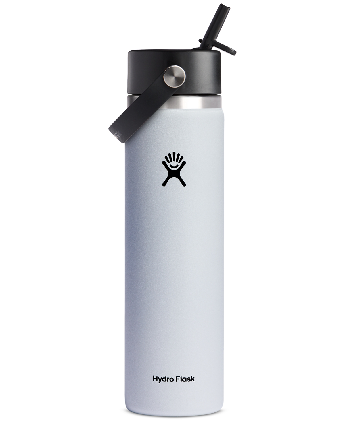 Hydro Flask 24 oz Wide Mouth With Flex Straw Cap In White