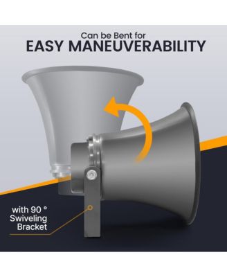 8.1” Portable PA Horn Speaker With 8 Ohms Impedance & 50W Peak Power