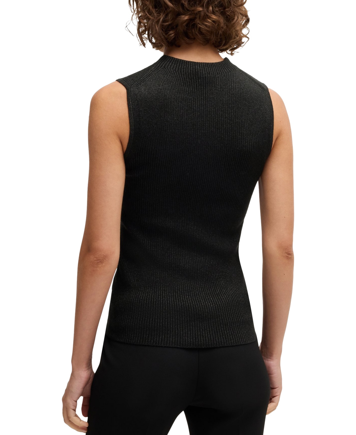 Boss by Hugo Boss Women's Sleeveless Ribbed Top