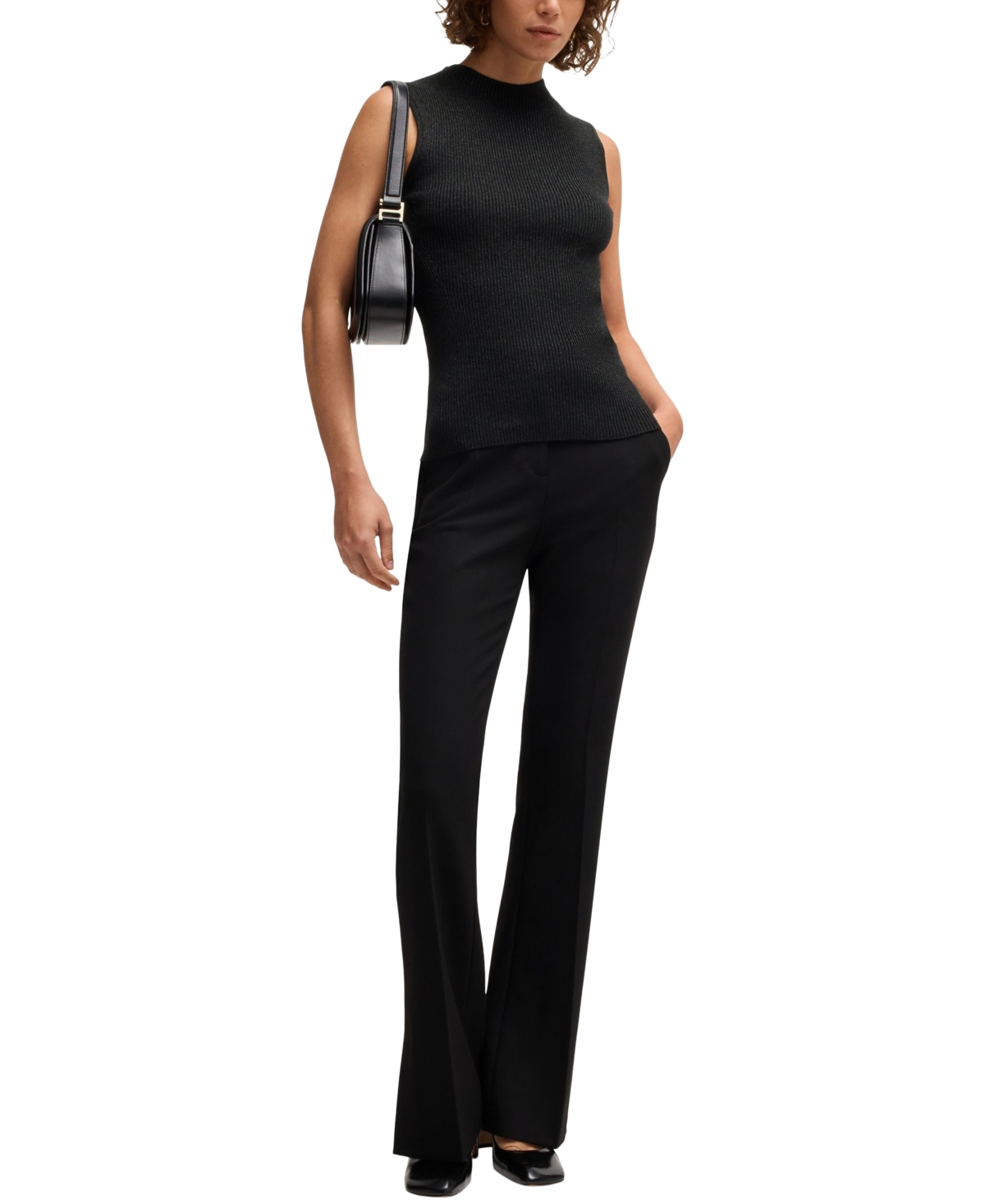 Boss by Hugo Boss Women's Sleeveless Ribbed Top