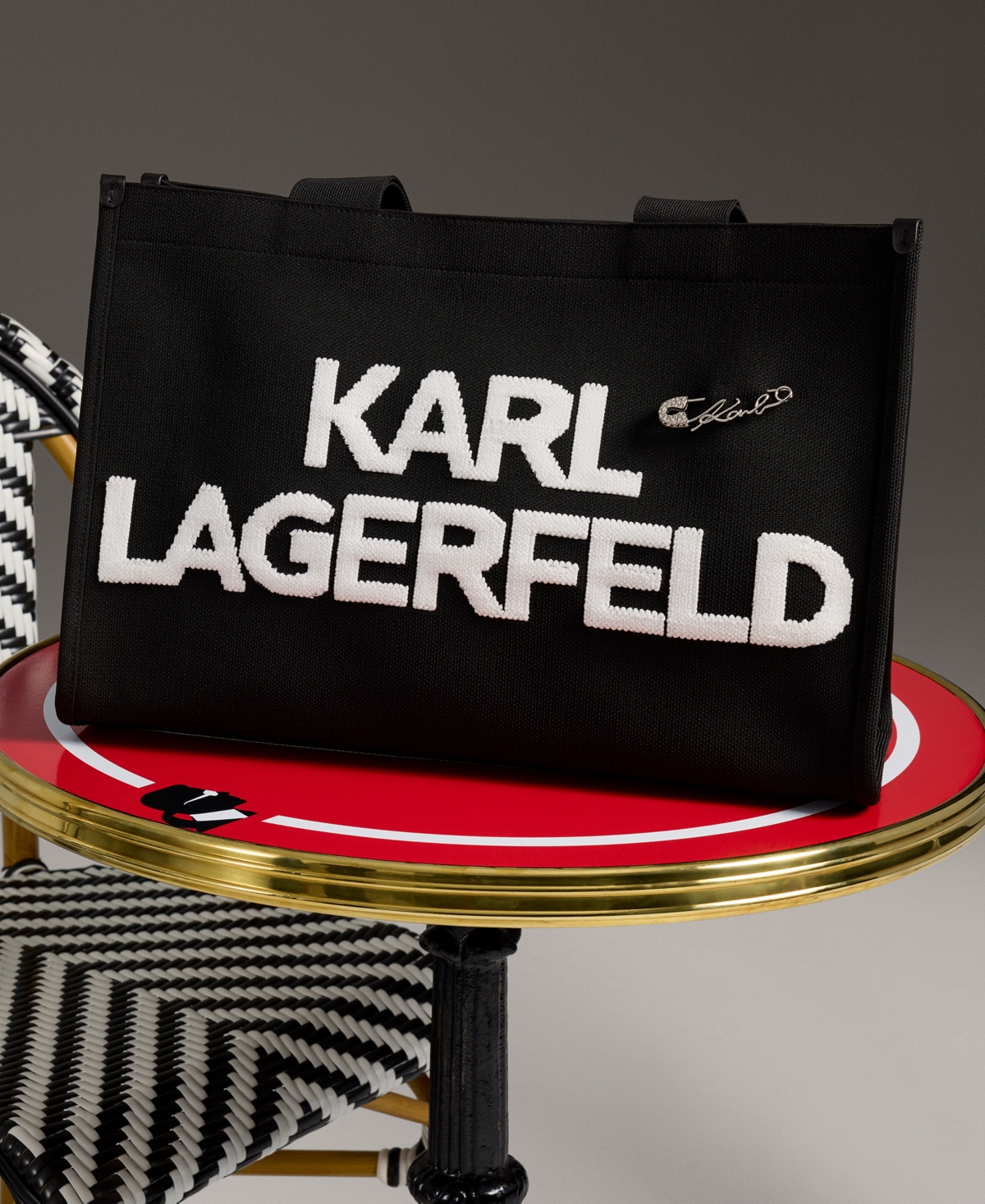 Karl Lagerfeld Paris Kristina Tote In Black