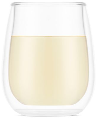 SKAL Double-Walled White Wine Glasses, Set of 2