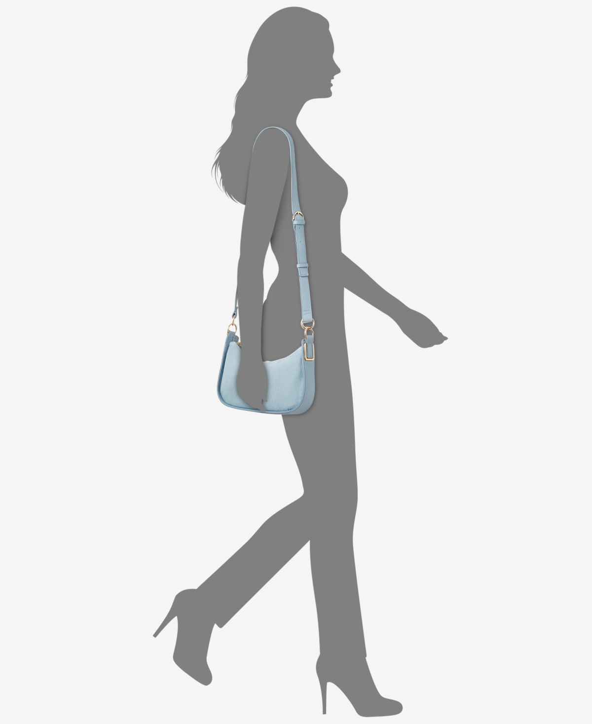 ON 34TH DYANNE SMALL DENIM SHOULDER CROSSBODY, EXCLUSIVELY AT MACY'S 
