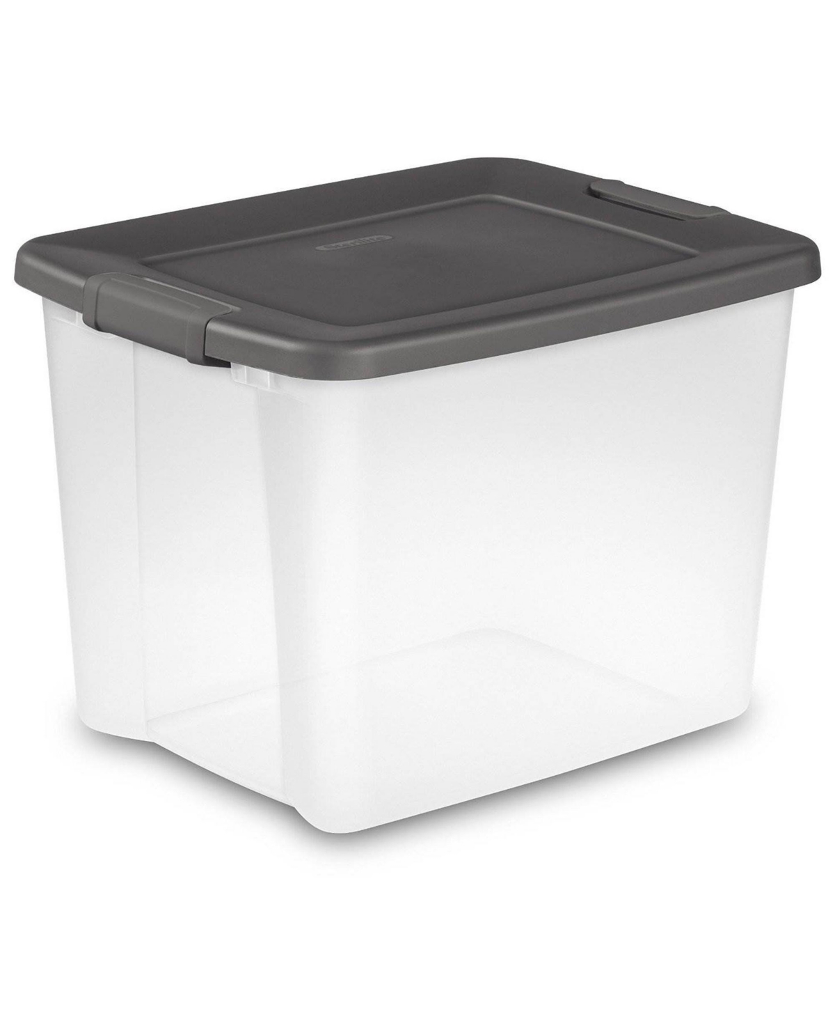 Sterilite ShelfTotes 50 QuartLatched Plastic Storage Container, (6 Pack) - Clear