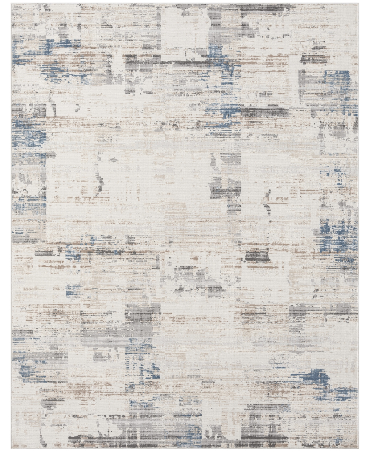 Calvin Klein Ck022 Infinity Ifn06 7'10"x9'10" Area Rug In Ivory,gray