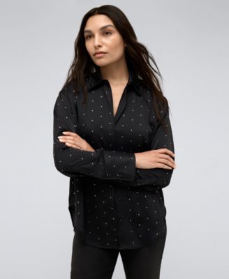 Kenneth Cole - Women's Button-Front Oversized Shirt