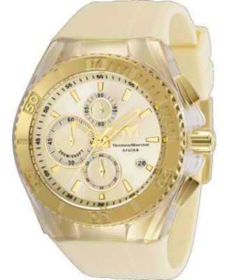 Men's TM-115216 Cruise Quartz 3 Hand Gold Dial Watch
