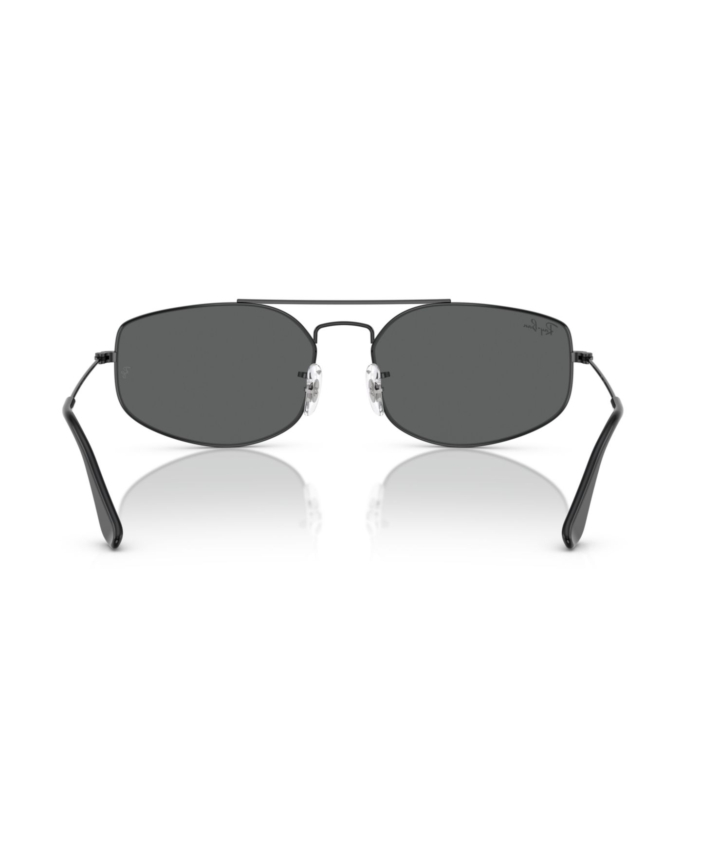 Солнцезащитные очки Ray-Ban Unisex Oval Explorer 5 Sunglasses, RB3845, цвет: Чёрный — фото 6
