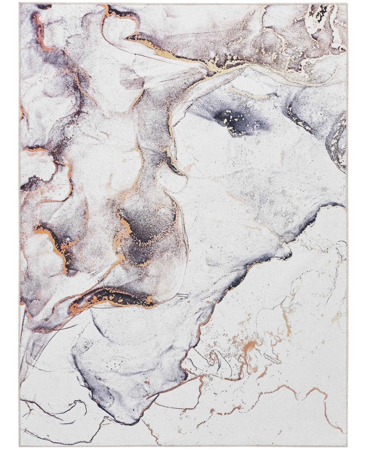 Inspire Me! Home Decor Daydream Washable Ddr01 5'3"x7'3" Area Rug In Ivory