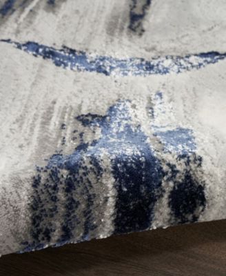 Brushstrokes BSK02 2'2"x7'6" Runner Area Rug