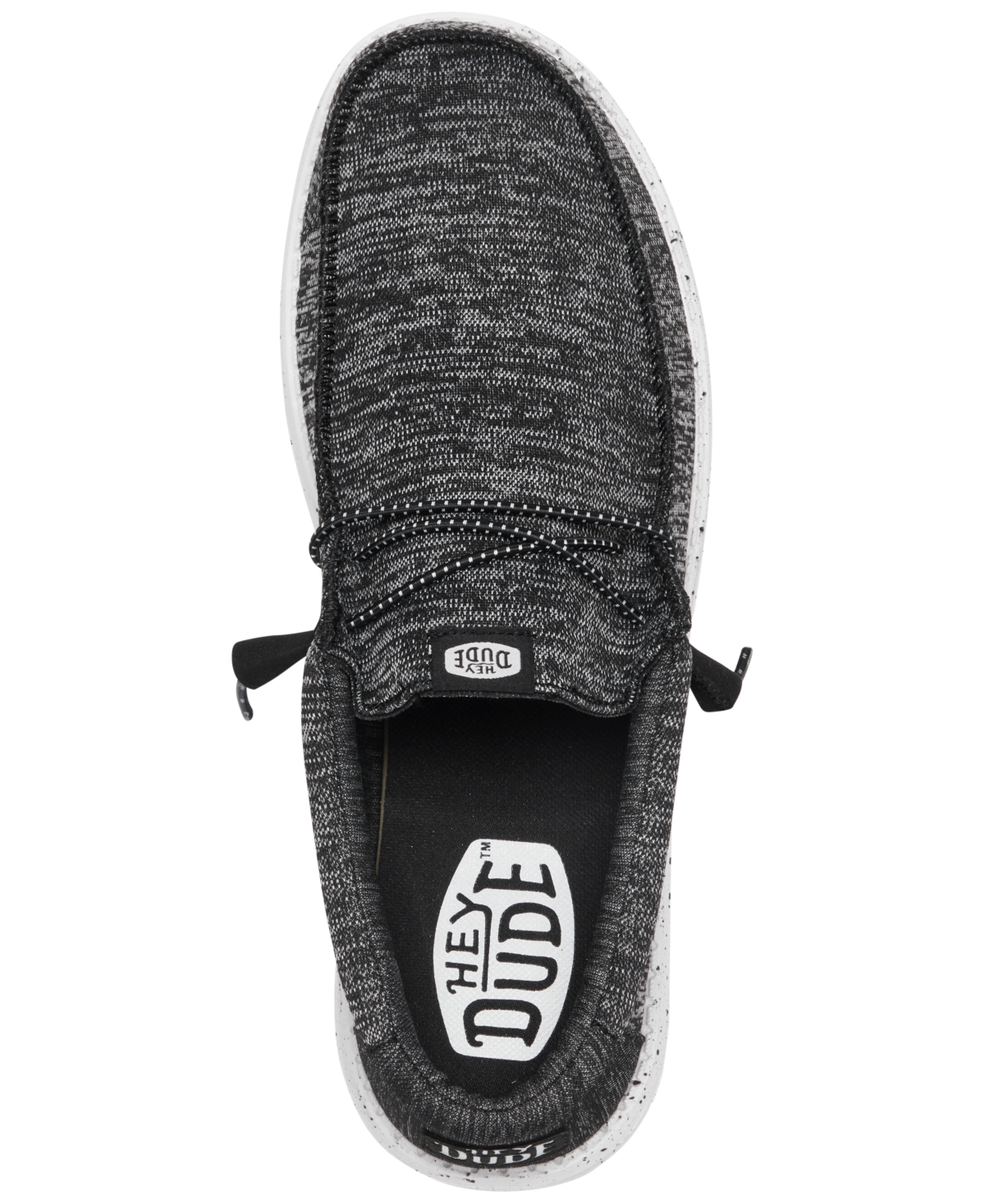 Hey Dude Men's Wally Sport Knit Casual Moccasin Sneakers from Finish Line -White