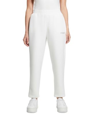 GUESS - Women's Cecelia Scuba Rhinestone-Logo Jogger Pants
