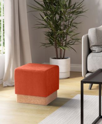 The Vineyard Collection Cork Storage Ottoman
