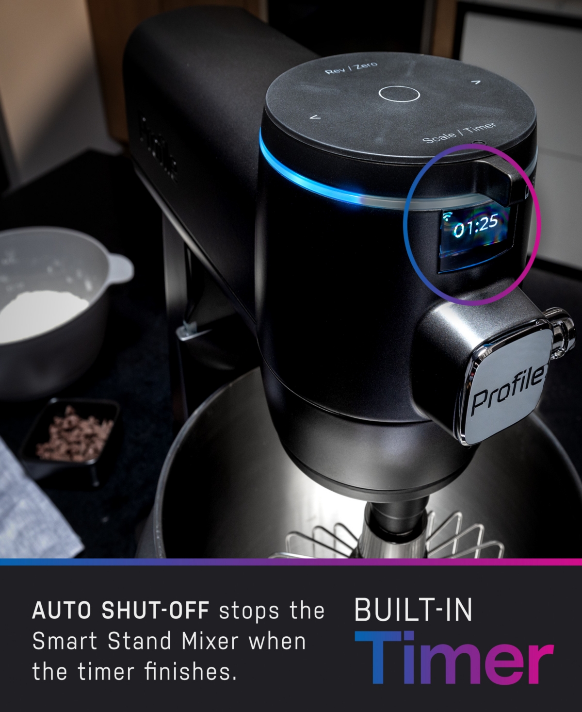 Ge Appliances Profile Smart Mixer With Auto Sense In Black