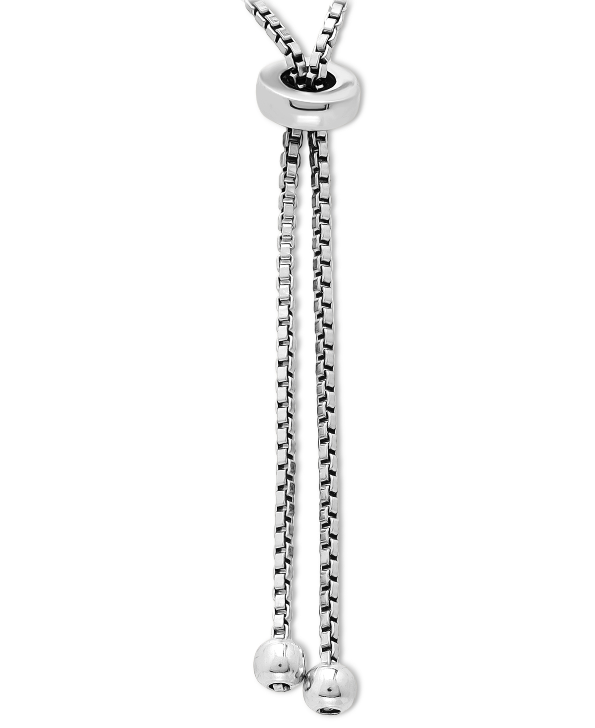 GIANI BERNINI CUBIC ZIRCONIA MARQUISE BOLO BRACELET, CREATED FOR MACY'S 