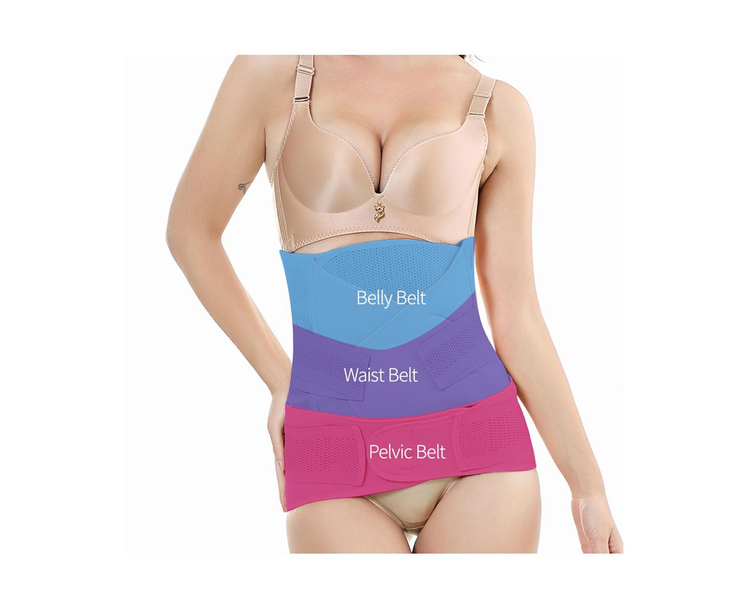 Women's 3-in-1 Pregnancy and Postpartum Recovery Belly Band