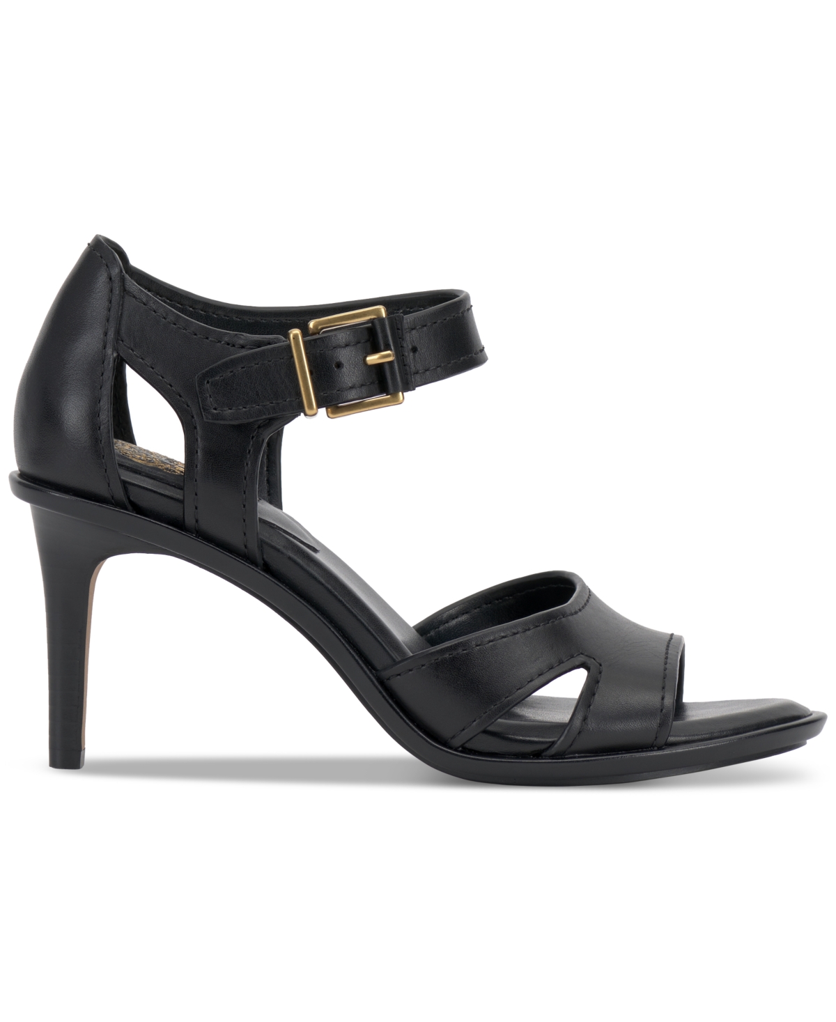 Vince Camuto Women's Faraz Cut-out Dress Sandals In Black Leather