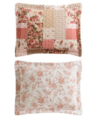 Harrietta Patchwork Reversible 3-Pc. Quilt Set, Full/Queen