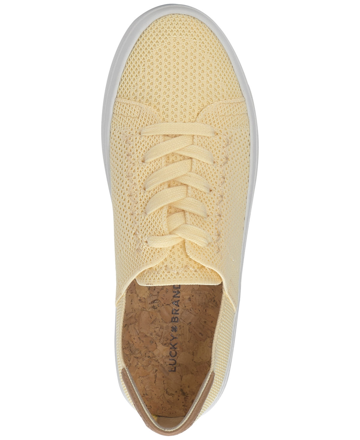 LUCKY BRAND WOMEN'S TALENA KNIT LACE-UP SNEAKERS 