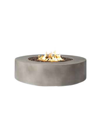 12" H Fiber Reinforced Concrete Outdoor Fire Pit Table