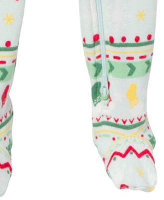 Toddler Boys Holiday Family Pajamas Neutral One Piece Pajamas