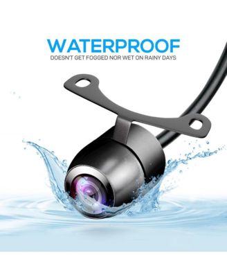 Compact Car Backup Camera with Night Vision, 170° Viewing Angle